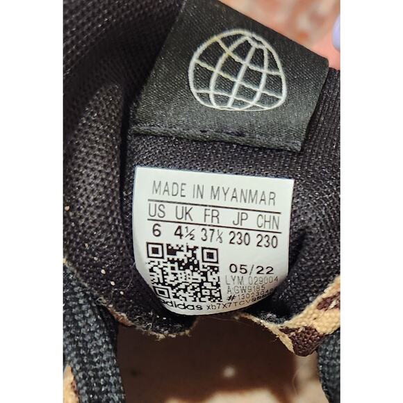 adidas x FARM Rio Vulcraid3R Hazy Beige Leopard Women Skate Shoe Size 6 (GW9185) - Picture 5 of 5